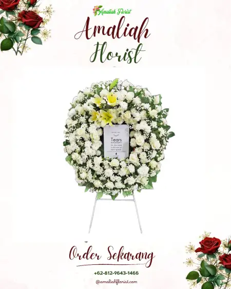 Krans Bunga Duka Pucang Sari